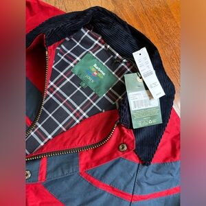 NWT - Limited-edition Barbour® X J.Crew Bedale jacket. Small.